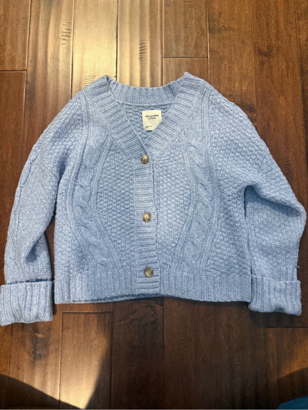 Abercrombie Cable Knit Cardigan (M)